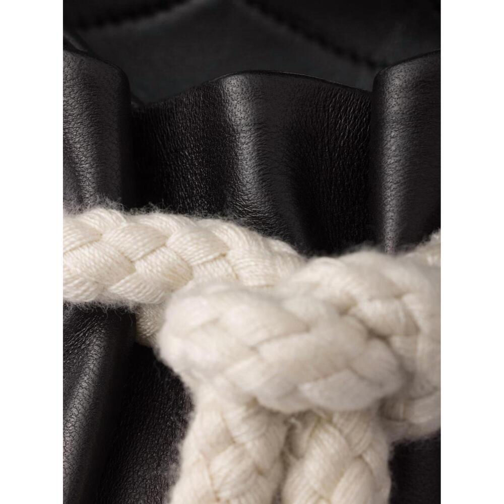 NEW PRADA women's rope detail sandals in black - Picture 6 of 7